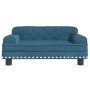 Sofá para niños de terciopelo azul 70x45x30 cm by , Baby and Toddler Furniture - Ref: Foro24-3196293, Price: 88,32 €, Discoun...