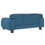 Sofá para niños de terciopelo azul 70x45x30 cm by , Baby and Toddler Furniture - Ref: Foro24-3196293, Price: 88,32 €, Discoun...