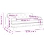 Sofá para niños de terciopelo azul 70x45x30 cm by , Baby and Toddler Furniture - Ref: Foro24-3196293, Price: 88,32 €, Discoun...