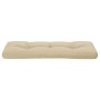 Cojín para sofá de palets de tela beige 120x40x12 cm by , Cushions for chairs and sofas - Ref: Foro24-360626, Price: 34,62 €,...