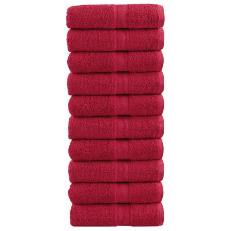 Toallas SOLUND 10 unidades rojo 30x30 cm 600 gsm de , Toallas - Ref: Foro24-137397, Precio: 21,86 €, Descuento: %