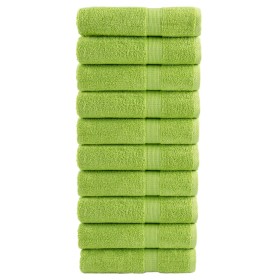 Toallas de ducha SOLUND 10 uds verde manzana 70x140 cm 600 gsm by , Towels - Ref: Foro24-137502, Price: 131,19 €, Discount: %