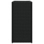 Jardinera de ratán sintético negra 30x30x60 cm by , Pots and planters - Ref: Foro24-366410, Price: 59,98 €, Discount: %