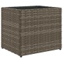 Jardinera de ratán sintético gris 36x30x32 cm by , Pots and planters - Ref: Foro24-366427, Price: 41,42 €, Discount: %