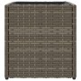 Jardinera de ratán sintético gris 36x30x32 cm by , Pots and planters - Ref: Foro24-366427, Price: 41,42 €, Discount: %