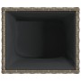 Jardinera de ratán sintético gris 36x30x32 cm by , Pots and planters - Ref: Foro24-366427, Price: 41,42 €, Discount: %