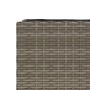 Jardinera de ratán sintético gris 36x30x32 cm by , Pots and planters - Ref: Foro24-366427, Price: 41,42 €, Discount: %