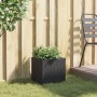 Jardinera de ratán sintético negra 36x30x32 cm von , Töpfe und Pflanzgefäße - Ref: Foro24-366425, Preis: 42,18 €, Rabatt: %