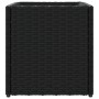 Jardinera de ratán sintético negra 36x30x32 cm von , Töpfe und Pflanzgefäße - Ref: Foro24-366425, Preis: 42,18 €, Rabatt: %