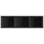 Jardinera con ruedas y 3 maceteros ratán PE negro 107x32x38 cm de , Maceteros y jardineras - Ref: Foro24-366419, Precio: 70,9...