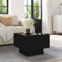 Mesa auxiliar con luz LED madera ingeniería negro 40x40x30 cm by , Coffee table - Ref: Foro24-847498, Price: 113,18 €, Discou...
