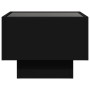 Mesa auxiliar con luz LED madera ingeniería negro 40x40x30 cm by , Coffee table - Ref: Foro24-847498, Price: 113,18 €, Discou...