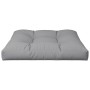 Cojín para sofá de palets de tela gris 80x80x12 cm by , Cushions for chairs and sofas - Ref: Foro24-360492, Price: 57,14 €, D...