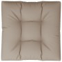 Cojín para sofá de palets de tela gris taupé 80x80x12 cm von , Kissen für Stühle und Sofas - Ref: Foro24-360499, Preis: 46,89...