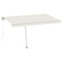 Automatische Markise mit LED und Windsensor, creme, 450x350 cm. von vidaXL, Markisen - Ref: Foro24-3069652, Preis: 824,62 €, ...