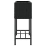 Jardineras con estante 2 uds ratán sintético negro 70x28x70 cm von , Töpfe und Pflanzgefäße - Ref: Foro24-3210510, Preis: 115...