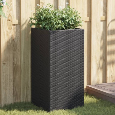 Jardineras 2 unidades ratán sintético negro 40x40x80 cm von , Töpfe und Pflanzgefäße - Ref: Foro24-3210519, Preis: 145,04 €, ...