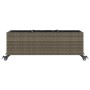 Jardineras con ruedas 2 uds ratán sintético gris 107x32x38 cm de , Maceteros y jardineras - Ref: Foro24-3210527, Precio: 131,...