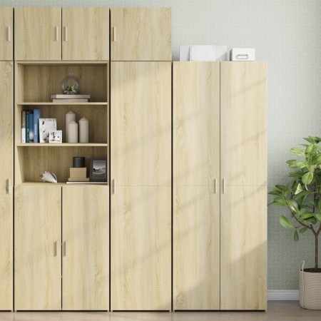 Armario estrecho madera ingeniería roble Sonoma 45x42,5x225 cm by , Sideboards - Ref: Foro24-3281289, Price: 199,41 €, Discou...