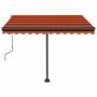 Orange und braune manuell einziehbare Fußmarkise 300x250 cm von vidaXL, Markisen - Ref: Foro24-3069700, Preis: 362,03 €, Raba...