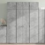 Armario de madera de ingeniería gris hormigón 70x42,5x225 cm by , Sideboards - Ref: Foro24-3281332, Price: 237,40 €, Discount: %