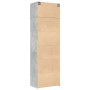 Armario de madera de ingeniería gris hormigón 70x42,5x225 cm by , Sideboards - Ref: Foro24-3281332, Price: 237,40 €, Discount: %