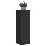 Soportes de plantas 2 uds madera ingeniería negro 25x25x80 cm by , Pot stands - Ref: Foro24-852943, Price: 59,22 €, Discount: %