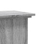 Soportes de plantas madera ingeniería gris Sonoma 33x33x80 cm
