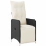 Set de mesa y sillas de jardín 9 pzas y cojines ratán PE negro by , Garden sets - Ref: Foro24-3277142, Price: 1,00 €, Discoun...