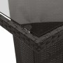 Set de mesa y sillas de jardín 9 pzas y cojines ratán PE negro by , Garden sets - Ref: Foro24-3277142, Price: 1,00 €, Discoun...