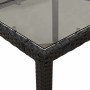 Set de mesa y sillas de jardín 9 pzas y cojines ratán PE negro von , Gartensets - Ref: Foro24-3277140, Preis: 1,00 €, Rabatt: %