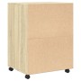 Armario con ruedas madera ingeniería roble Sonoma 60x48x81 cm by , Filing cabinets - Ref: Foro24-853166, Price: 103,62 €, Dis...