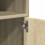 Armario con ruedas madera ingeniería roble Sonoma 60x48x81 cm de , Armarios archivadores - Ref: Foro24-853166, Precio: 103,01 €