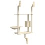 Árbol rascador para gatos de pared crema 153 cm by , Cat furniture - Ref: Foro24-172404, Price: 70,16 €, Discount: %