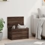Caja de almacenaje madera ingeniería marrón roble 60x35x35 cm by , Storage trunks - Ref: Foro24-840680, Price: 63,60 €, Disco...