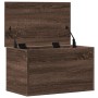 Caja de almacenaje madera ingeniería marrón roble 60x35x35 cm by , Storage trunks - Ref: Foro24-840680, Price: 63,60 €, Disco...