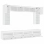 Mueble de pared de TV con luces LED 8 piezas blanco von , TV-Möbel - Ref: Foro24-3216764, Preis: 349,70 €, Rabatt: %