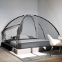 Mosquitera con puertas Mongolia 220 malla negra 200x200x135 cm by , Mosquito nets - Ref: Foro24-4010045, Price: 28,19 €, Disc...