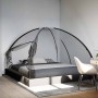 Mosquitera con puertas Mongolia 220 malla negra 200x200x135 cm by , Mosquito nets - Ref: Foro24-4010045, Price: 28,19 €, Disc...