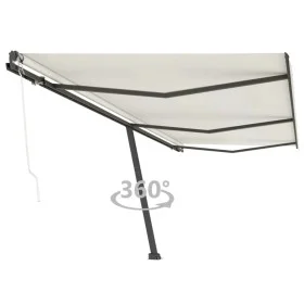Cremefarbene automatische Standmarkise 600x300 cm von vidaXL, Markisen - Ref: Foro24-3069807, Preis: 691,52 €, Rabatt: %