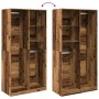 Armario de madera ingeniería envejecida 100x50x200 cm by , Wardrobes - Ref: Foro24-3307772, Price: 198,68 €, Discount: %