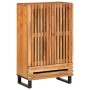 Aparador alto madera maciza de acacia 60x34x100 cm by , CD and DVD storage - Ref: Foro24-377585, Price: 176,28 €, Discount: %