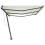 Toldo de pie automático color crema 600x300 cm de vidaXL, Toldos - Ref: Foro24-3069807, Precio: 624,25 €, Descuento: %