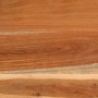 Aparador alto madera maciza de acacia 60x34x100 cm by , CD and DVD storage - Ref: Foro24-377585, Price: 176,28 €, Discount: %