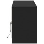 Mueble de TV con LED madera de ingeniería negro 139,5x34x50 cm by , TV Furniture - Ref: Foro24-852195, Price: 132,87 €, Disco...