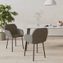 Sillas de comedor 2 uds terciopelo gris claro de , Sillas de comedor - Ref: Foro24-347648, Precio: 97,19 €, Descuento: %