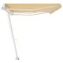 Toldo de pie retráctil manual amarillo y blanco 600x350 cm de vidaXL, Toldos - Ref: Foro24-3069678, Precio: 668,51 €, Descuen...