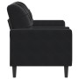 Sofá de 2 plazas con cojines terciopelo negro 140 cm von , Sofas - Ref: Foro24-3278224, Preis: 206,44 €, Rabatt: %