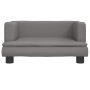 Cama para perros de cuero sintético gris 60x40x30 cm by , Beds for dogs - Ref: Foro24-171916, Price: 60,42 €, Discount: %
