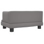 Cama para perros de cuero sintético gris 60x40x30 cm by , Beds for dogs - Ref: Foro24-171916, Price: 60,42 €, Discount: %